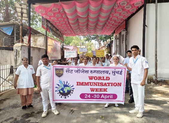 World Immunization Week rally